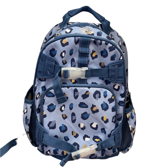 Pottery Barn Kids Other - Pottery Barn Mackenzie Blue Cheetah Print Girls Kids Backpack